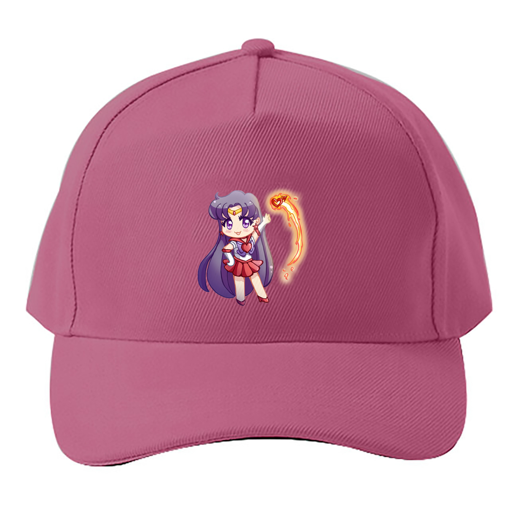 （画像用） 美少女戦士セーラームーン 火野レイ ひの レイ Sailor Moon Hino Rei （セーラーマーズ,Sailor Mars） ベースボールキャップ 綿100％ 男女兼用 帽子 スポーツ